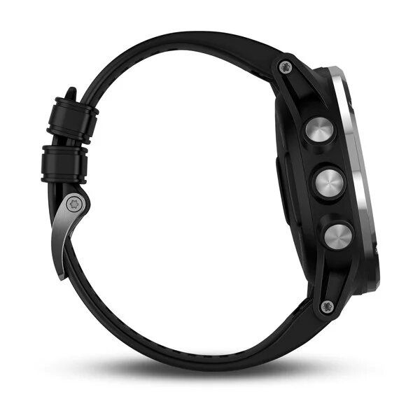 Смарт-часы Garmin Descent Mk1 серебристые с черным ремешком 010-01760-10 фото