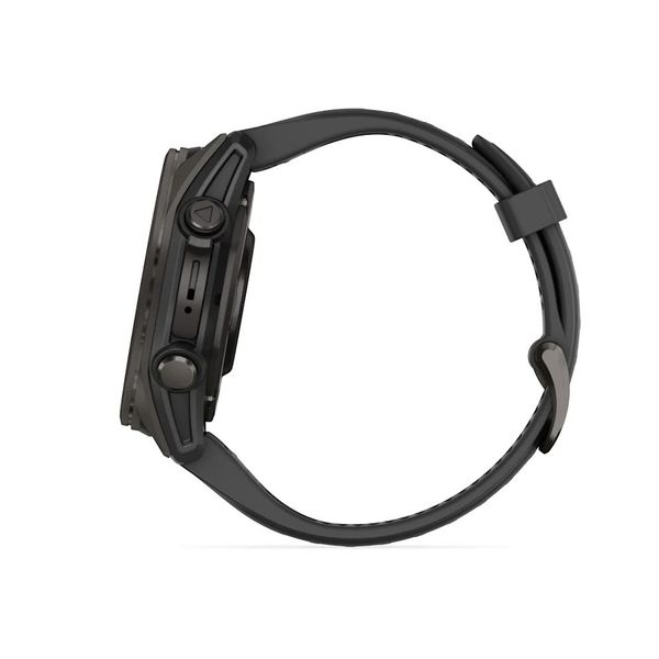 Смарт-часы Garmin fenix 8 AMOLED (43 мм) Sapphire карбоново-серый DLC титан черный/гравийно-серый 010-02903-21 фото