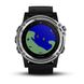 Смарт-часы Garmin Descent Mk1 серебристые с черным ремешком 010-01760-10 фото 3