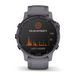Смарт-часы Garmin fenix 6S Pro Solar Edition аметистово-стальные с серым замшевым ремешком 010-02409-15 фото 2