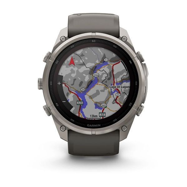 Смарт-годинник Garmin fenix 9 Pro Solar (51 мм) inReach титан гравійно-сірий/сріблясто-сірий 010-04339-01 фото