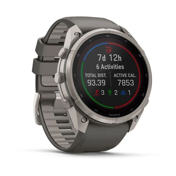 Смарт-годинник Garmin fenix 9 Pro Solar (51 мм) inReach титан гравійно-сірий/сріблясто-сірий 010-04339-01 фото
