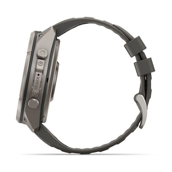 Смарт-годинник Garmin fenix 9 Pro Solar (51 мм) inReach титан гравійно-сірий/сріблясто-сірий 010-04339-01 фото