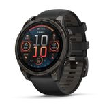 Смарт-годинник Garmin fenix 8 AMOLED (47 мм) Sapphire карбоново-сірий DLC титан чорний/гравійно-сірий 010-02904-21 фото