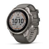 Смарт-часы Garmin fenix 9 Pro Solar (47 мм) inReach титан гравийно-серый/серебристо-серый 010-04338-01 фото