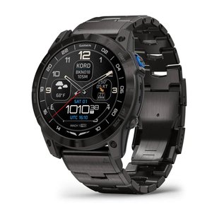 Смарт-годинник Garmin D2 Mach 1 Pro із титановим браслетом 010-02804-81 фото