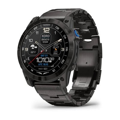 Смарт-часы Garmin D2 Mach 1 Pro с титановым браслетом 010-02804-81 фото