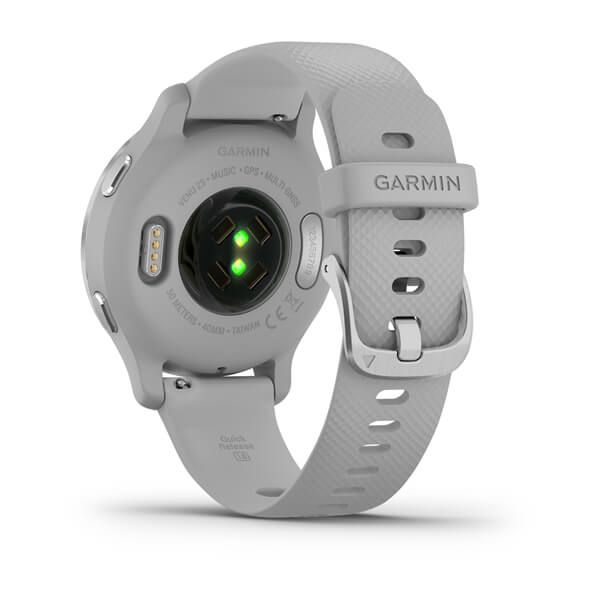 Смарт-годинник Garmin Venu 2S сірий зі сріблястим безелем 010-02429-12 фото