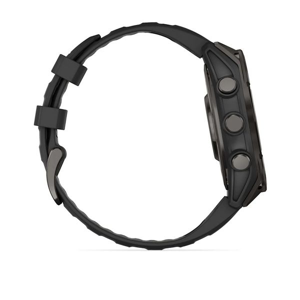 Смарт-годинник Garmin fenix 8 AMOLED (47 мм) Sapphire карбоново-сірий DLC титан чорний/гравійно-сірий 010-02904-21 фото