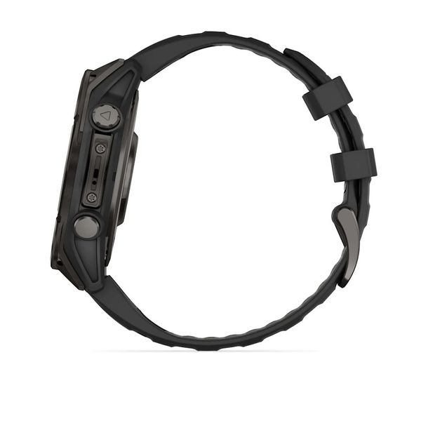 Смарт-годинник Garmin fenix 8 AMOLED (47 мм) Sapphire карбоново-сірий DLC титан чорний/гравійно-сірий 010-02904-21 фото