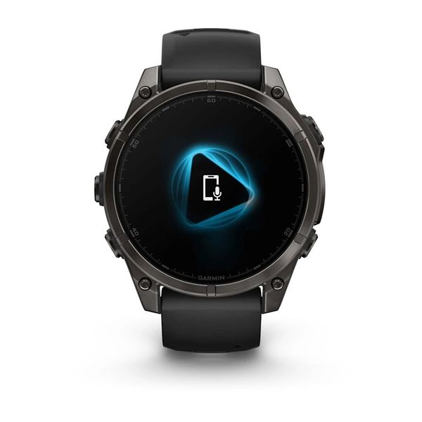 Смарт-часы Garmin fenix 8 AMOLED (47 мм) Sapphire карбоново-серый DLC титан черный/гравийно-серый  010-02904-21 фото