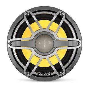 Морський сабвуфер Garmin JL Audio&reg; M6 10" із LED-підсвіткою, спортивний титановий (M6-10IB-S-GmTi-i-4) 010-03087-00 фото