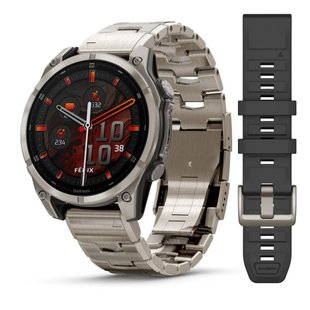 Смарт-часы Garmin fenix 8 AMOLED (47 мм) Sapphire титан з титановым ремешком 010-02904-40 фото