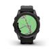Смарт-часы Garmin fenix 7S Pro Sapphire Solar Edition карбоново-серые титановые DLC с черным ремешком 010-02776-11  фото 4