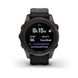 Смарт-часы Garmin fenix 7S Pro Sapphire Solar Edition карбоново-серые титановые DLC с черным ремешком 010-02776-11  фото 8