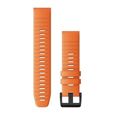 Ремешки для часов Garmin QuickFit 22 силиконовые, янтарно-оранжевые 010-12863-01 фото