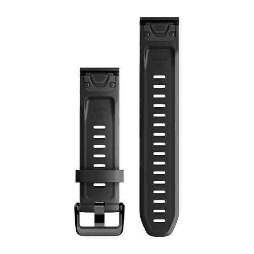 Ремінці для годинника Garmin QuickFit 20 силіконові чорні 010-13102-00 фото