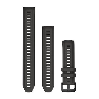 Змінні ремінці для смарт-годинника Garmin Instinct 2S Collection (20 мм) силіконові, графітові 010-13104-00 фото