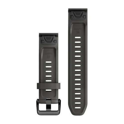 Ремешки для часов Garmin QuickFit 20 силиконовые графитовые 010-13102-01 фото