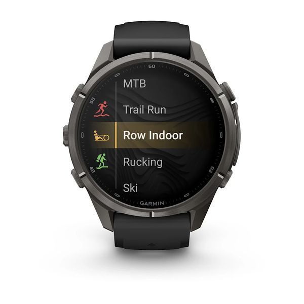 Смарт-годинник Garmin fenix 9 Pro (43 мм) inReach карбоново-сірий DLC титан чорний/гравійно-сірий 010-04335-11 фото