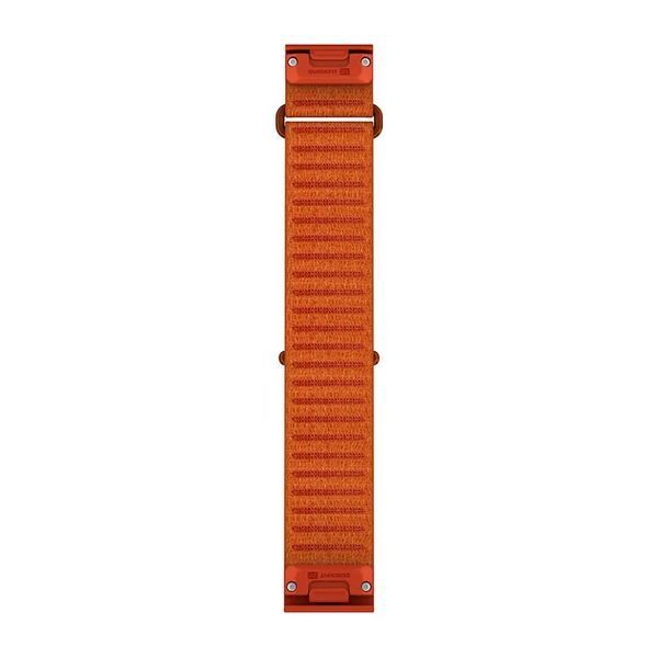Ремешок для часов Garmin QuickFit 22 тканевый ComfortFit оранжевый (короткий) 010-14507-11 фото