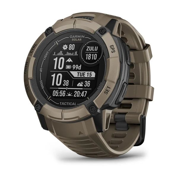 Смарт-годинник Garmin Instinct 2X Solar Tactical койот* 02805-02 фото