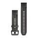 Ремешки для часов Garmin QuickFit 20 силиконовые графитовые 010-13102-01 фото 2