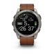 Смарт-часы Garmin fenix 8 AMOLED (51 мм) Sapphire карбоново-серый DLC с каштановым кожаным ремешком 010-02905-40 фото 9