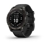 Смарт-часы Garmin fenix 7 Pro Sapphire Solar Edition карбоново-серые титановые DLC с черным ремешком 010-02777-11 фото