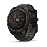 Смарт-годинник Garmin fenix 8 (47 мм) Sapphire Solar карбоново-сірий DLC титан чорний/гравійно-сірий 010-02906-11 фото