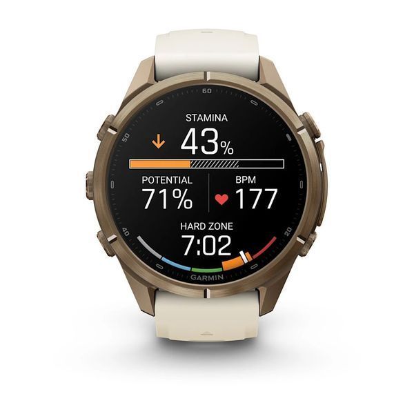 Смарт-годинник Garmin fenix 9 Pro (43 мм) inReach золотистий титан кремовий/французький сірий 010-04335-21 фото