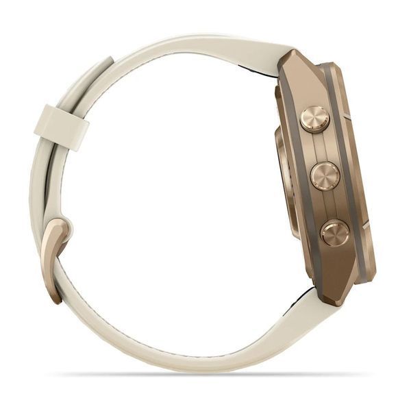 Смарт-годинник Garmin fenix 9 Pro (43 мм) inReach золотистий титан кремовий/французький сірий 010-04335-21 фото