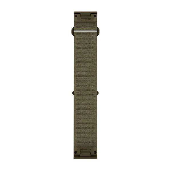 Ремешок для часов Garmin QuickFit 22 тканевый ComfortFit темно-зеленый (короткий) 010-14507-12 фото