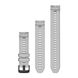 Сменные ремешки для смарт-часов Garmin Instinct 2S Collection (20 мм) силиконовые, туманно-серые 010-13104-01 фото 2