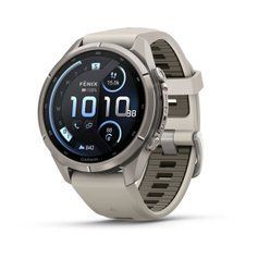 Смарт-годинник Garmin fenix 9 Pro (43 мм) inReach титан туманно-сірий/темно-пісочний 010-04335-81 фото