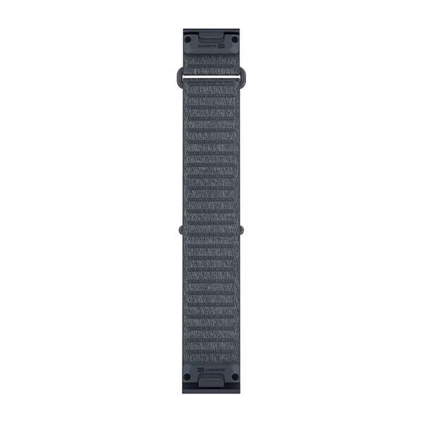 Ремешок для часов Garmin QuickFit 22 тканевый ComfortFit гранитно-синие (короткий) 010-14507-13 фото