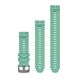 Сменные ремешки для смарт-часов Garmin Instinct 2S Collection (20 мм) силиконовые, бирюзовые 010-13104-02 фото 2