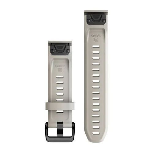 Ремешки для часов Garmin QuickFit 20 силиконовые светло-песчаные 010-13102-04 фото