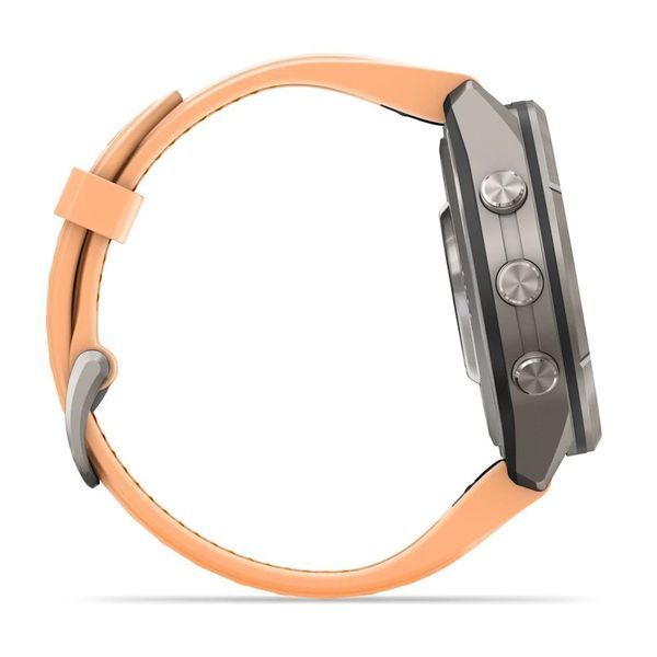 Смарт-годинник Garmin fenix 9 Pro (43 мм) inReach титан рожева устриця/осінньо-помаранчевий 010-04335-01 фото