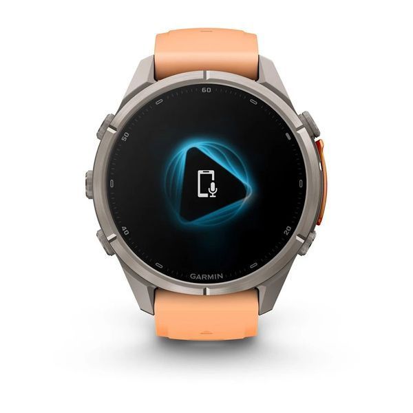 Смарт-годинник Garmin fenix 9 Pro (43 мм) inReach титан рожева устриця/осінньо-помаранчевий 010-04335-01 фото