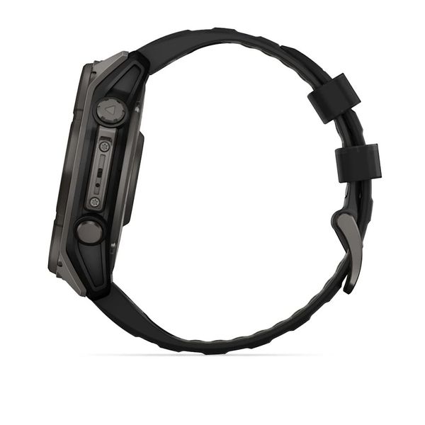 Смарт-часы Garmin fenix 8 (51 мм) Sapphire Solar карбоново-серый DLC титан черный/гравийно-серый 010-02907-11 фото