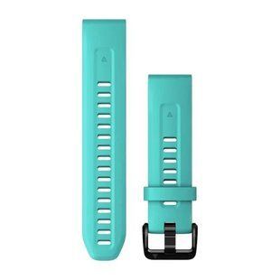 Ремешки для часов Garmin QuickFit 20 силиконовые бирюзовые 010-13102-05 фото