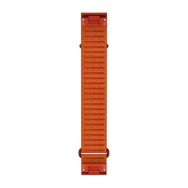Ремешок для часов Garmin QuickFit 22 тканевый ComfortFit оранжевый (длинный) 010-14507-15 фото
