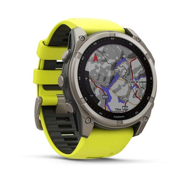 Смарт-часы Garmin fenix 8 (51 мм) Sapphire Solar титан ярко-желтый/графитовый 010-02907-21 фото