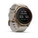 Смарт-годинник Garmin fenix 9 Pro (43 мм) inReach осінньо-золотистий титан/слонова кістка зі шкіряним ремінцем 010-04335-41 фото 3