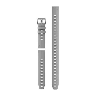 Ремешки для смарт-часов Garmin QuickFit 22 силиконовые, пыльно-серые (из 3 частей, для дайвинга) 010-13113-03 фото