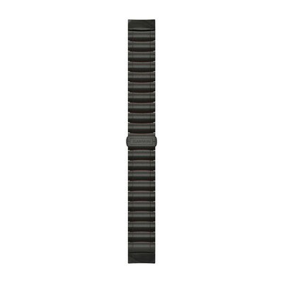 Ремешок для часов Garmin QuickFit 22 гибридный титаново-силиконовый карбоново-серый DLC 010-12738-00 фото