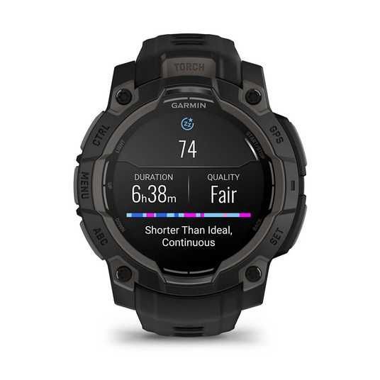 Garmin Instinct 3 AMOLED (45 мм) — компактные спортивные часы с