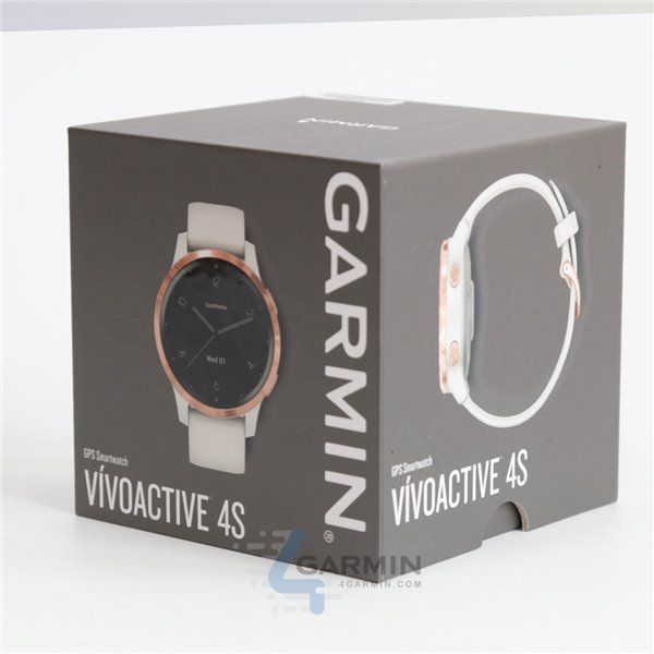 Смарт-часы Garmin vivoactive 4S белые с розово-золотистым безелем 010-02172-23 фото