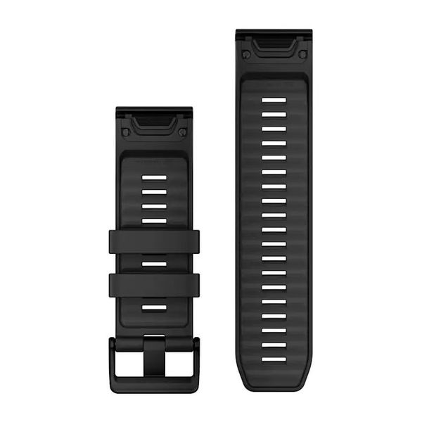 Ремінці для годинника Garmin QuickFit 26 силіконові чорні 010-13393-02 фото